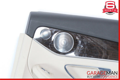 15-18 Mercedes W205 C300 C400 Rear Right Side Interior Door Panel Assy OEM