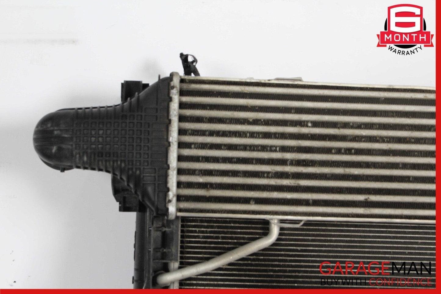 11-13 Mercedes W212 E350 Diesel Engine Cooling Fan Radiator A/C Condenser Assy