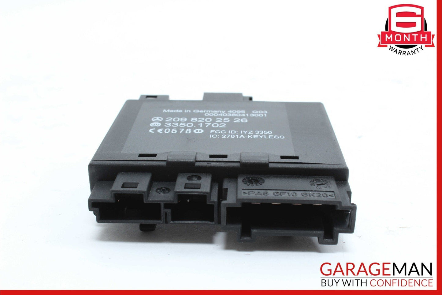 03-09 Mercedes W209 CLK350 CLK280 CLK55 Keyless Go Control Module Unit