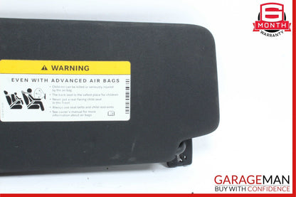 08-14 Mercedes W204 C250 Front Right Side Sun Visor Sunvisor Shade Black OEM