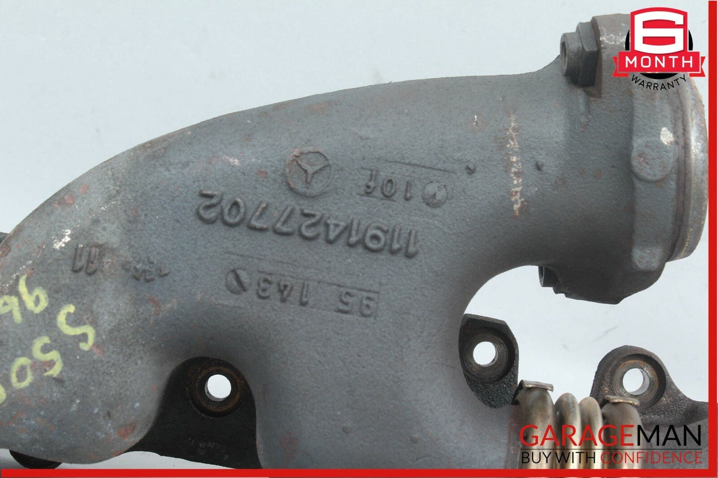 94-99 Mercedes W140 S500 CL500 Right Side Exhaust Manifold Header Pipe OEM