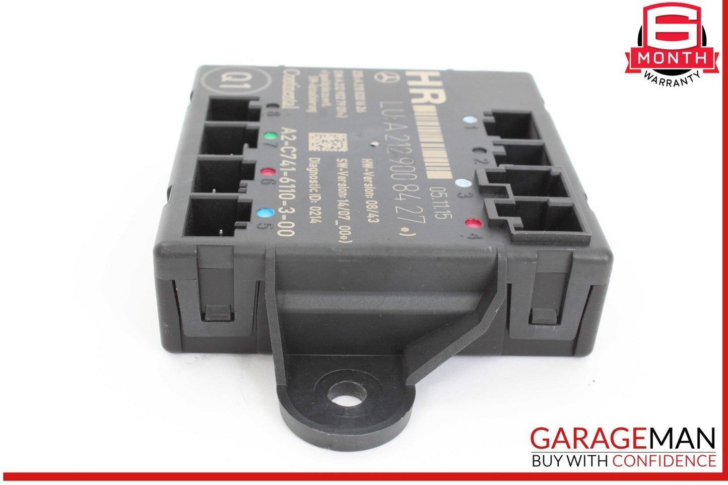 08-18 Mercedes W212 E350 C350 CLS550 Rear Right Side Door Control Module Unit