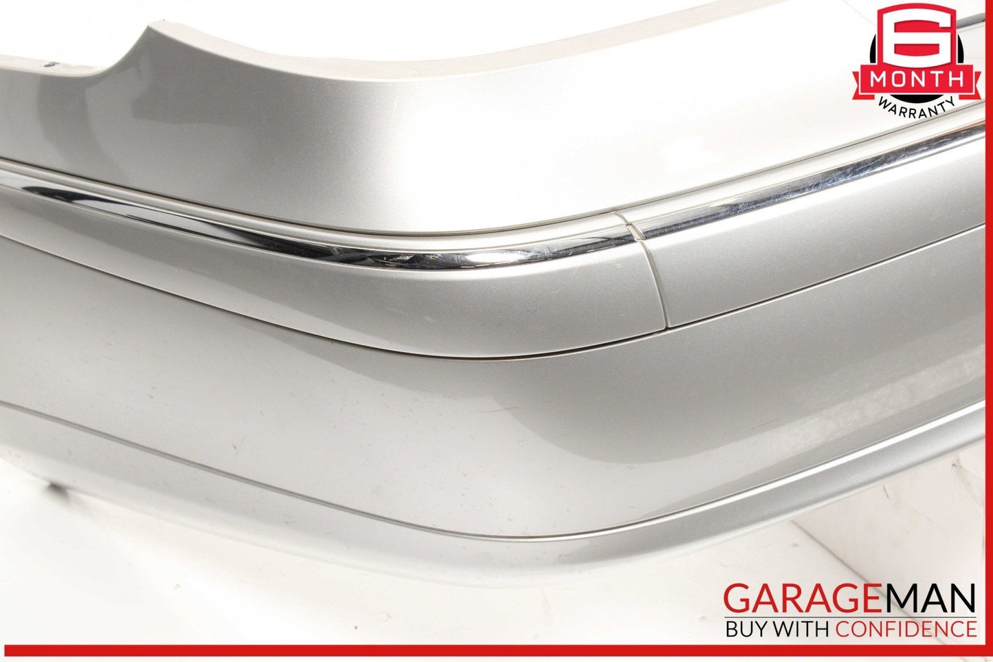03-06 Mercedes W211 E320 E500 Rear Bumper Cover Assembly Silver OEM