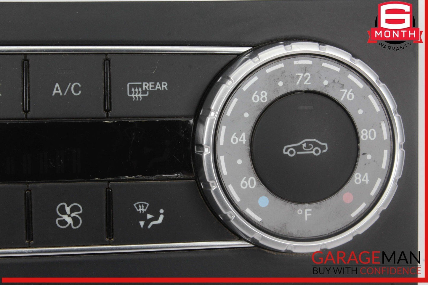 12-14 Mercedes W204 C350 C63 AMG C300 AC A/C Heater Climate Control w/ Trim OEM