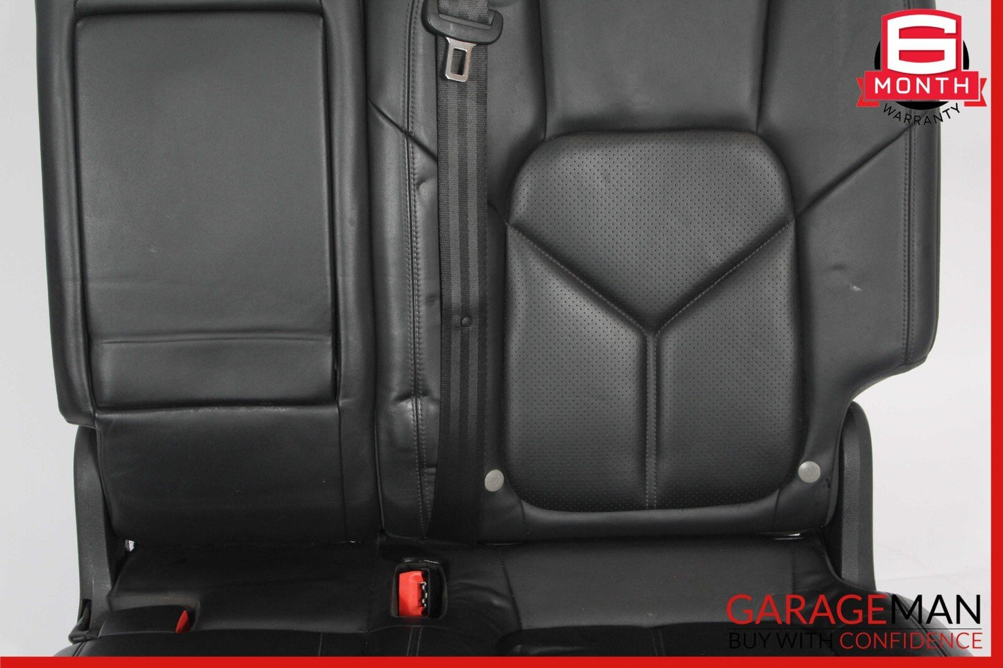 11-13 Porsche Cayenne 958 Hybrid Rear Left Top Upper Seat Cushion Assy Black
