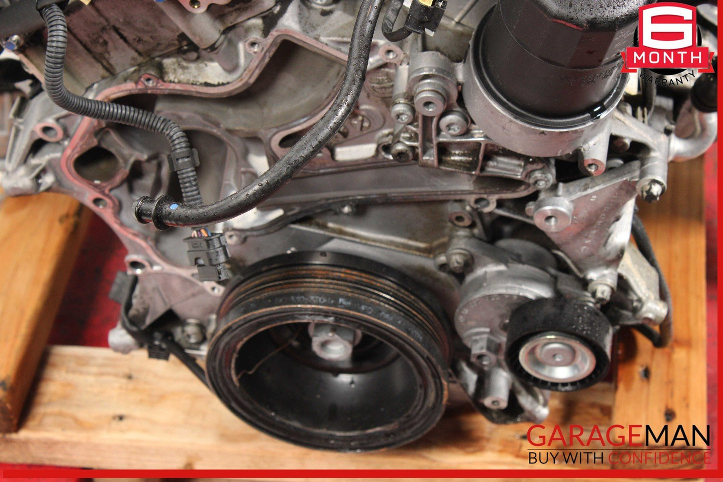 12-16 Mercedes W212 E350 C350 3.5L V6 RWD Engine Motor Block Assembly OEM 91k