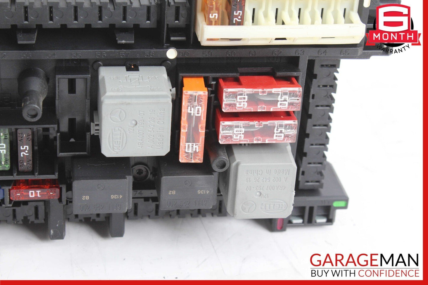 10-18 Mercedes W207 E350 Rear Fuse Relay Box SAM Signal Acquisition Assembly OEM