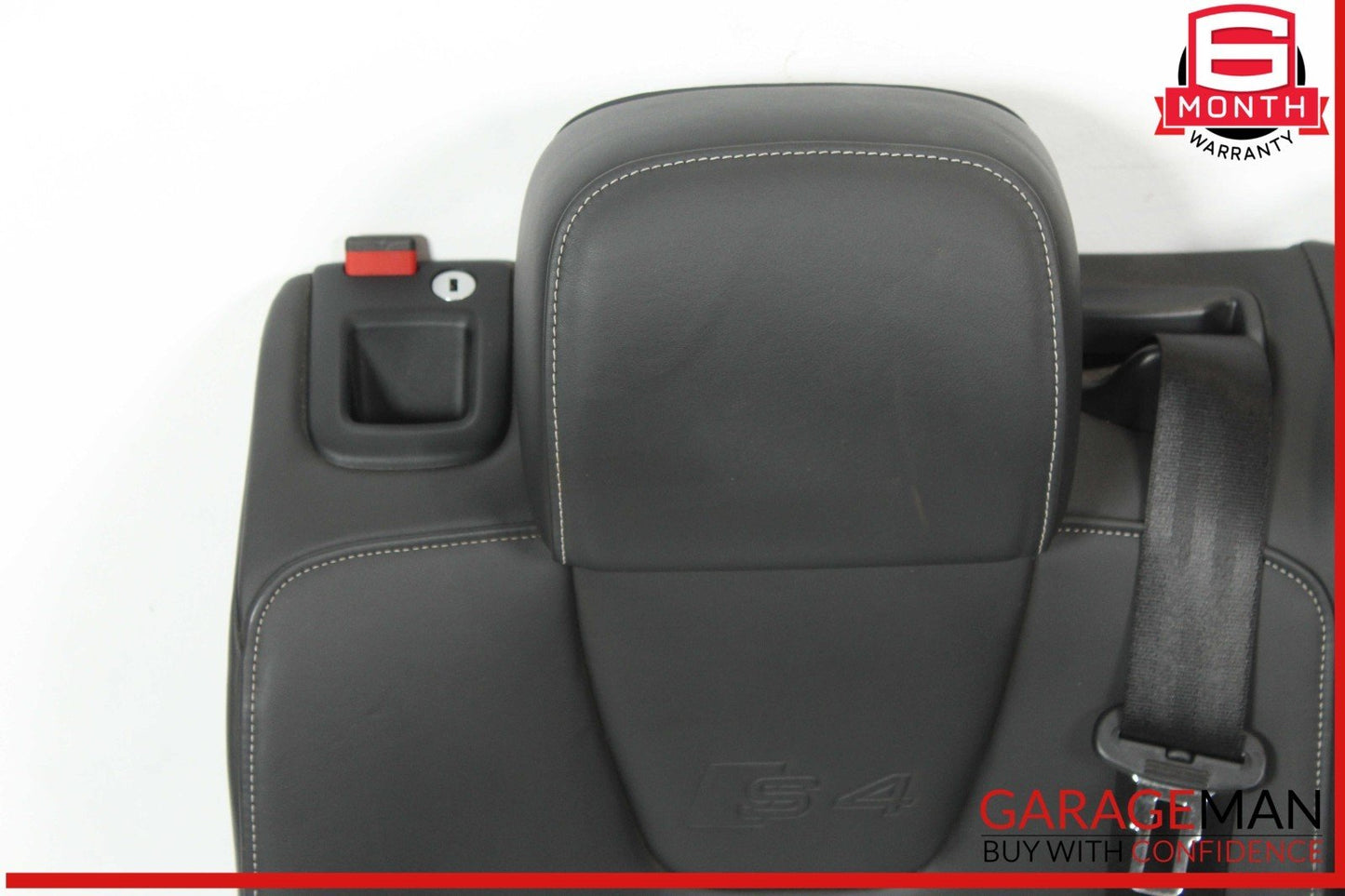09-16 Audi S4 A4 Rear Right Passenger Side Seat Cushion Black OEM