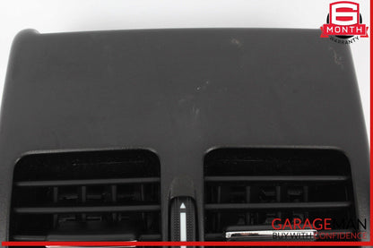 08-17 Mercedes W204 C250 E350 Rear Center Console AC Air Vent Trim Black OEM