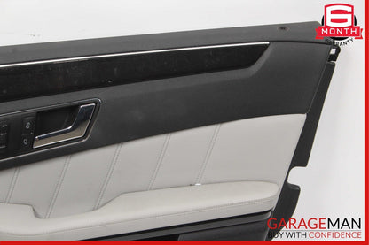 10-13 Mercedes W212 E350 E400 Front Right Side Interior Door Trim Panel Grey
