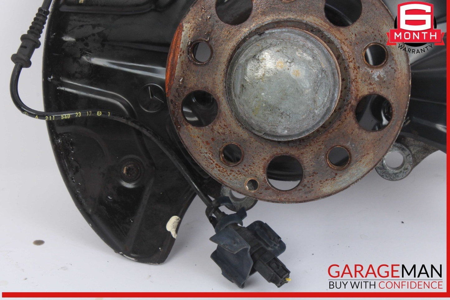 03-12 Mercedes W211 E350 Front Left Driver Side Spindle Knuckle Wheel Hub OEM
