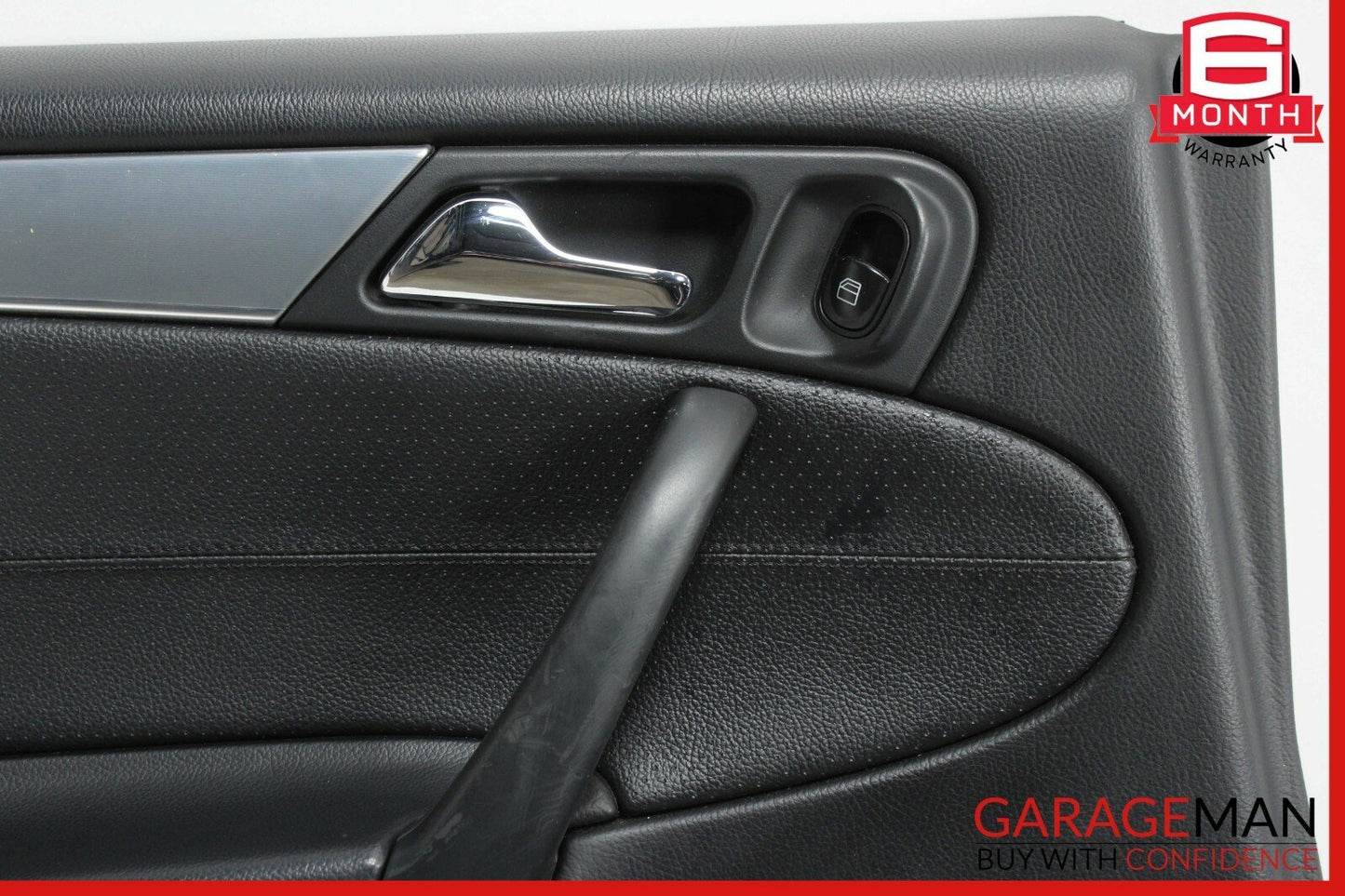 05-07 Mercedes W203 C230 C280 Sedan Rear Left Interior Door Panel Cover Black