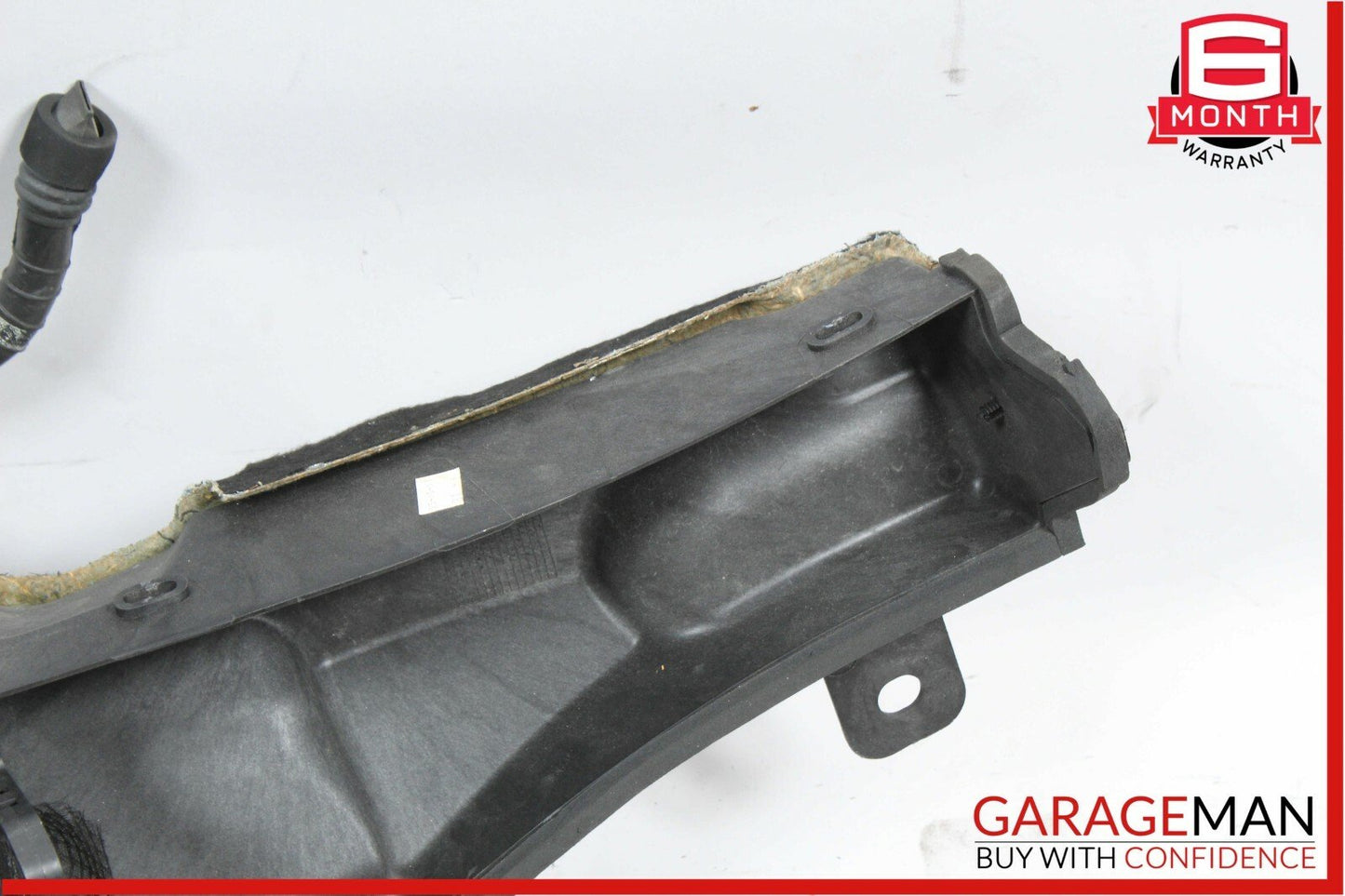 10-15 Jaguar XJ Radiator AC A/C Air Duct Shroud Hose Cover Assembly OEM