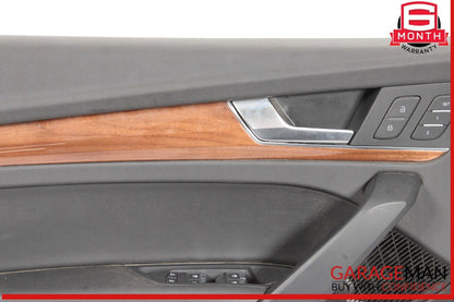 18-25 Audi Q5 SQ5 Front Left Driver Side Interior Door Panel Cover OEM