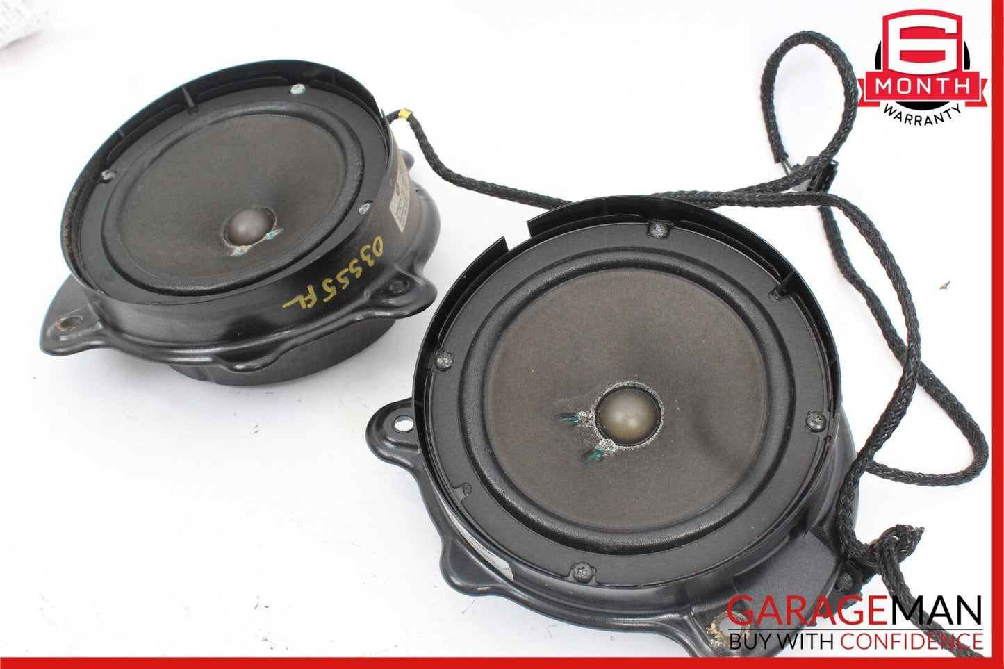 00-06 Mercedes W220 S55 AMG Front Left & Right Side Door Sound Speaker Set