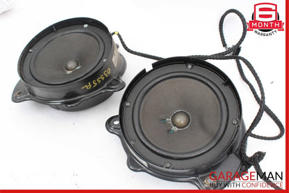 00-06 Mercedes W220 S55 AMG Front Left & Right Side Door Sound Speaker Set