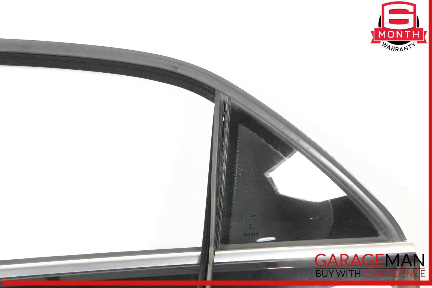 10-16 Mercedes W212 E350 E63 AMG Sedan Rear Left Side Door Shell Black OEM