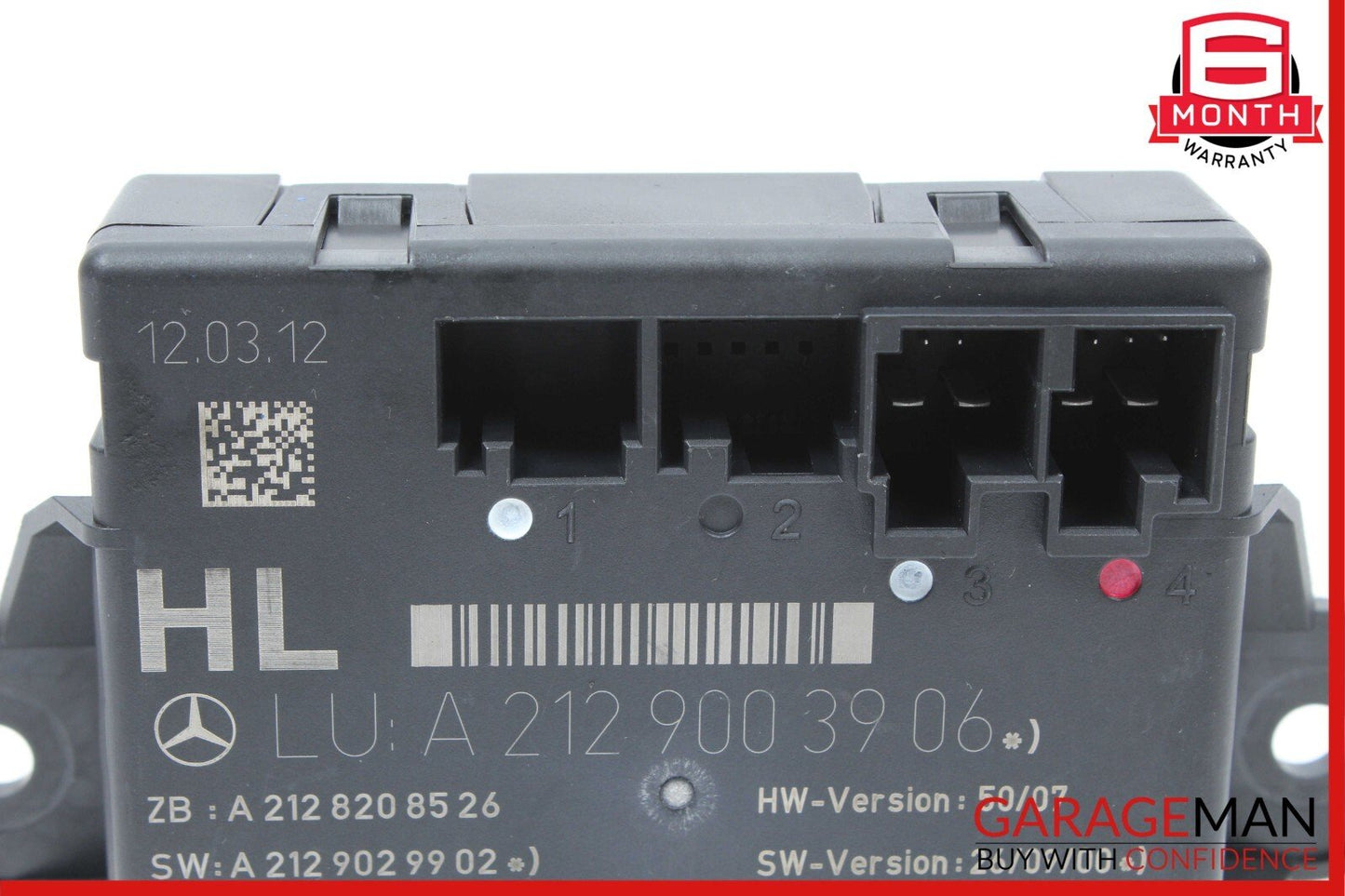 08-14 Mercedes W204 C250 C300 Rear Left Side Door Control Module Unit