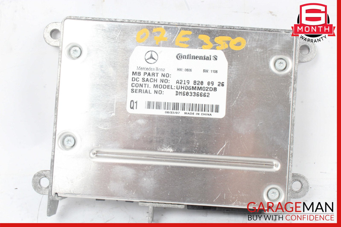 06-12 Mercedes W211 E350 GL450 Communication Control Module 2198200926 OEM