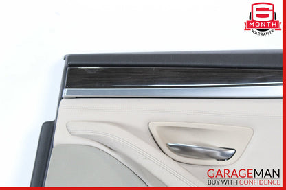 11-16 BMW F10 550i 535i 528i Rear Right Side Interior Door Panel OEM