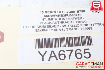 15-18 Mercedes W205 C300 Rear Right Side Door Control Module Unit OEM