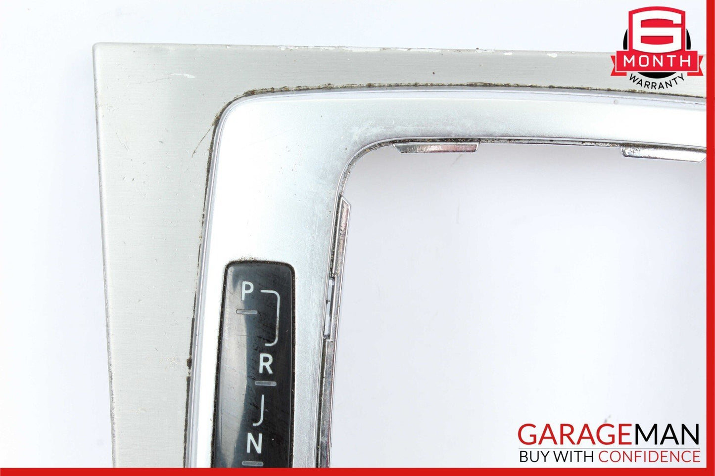 08-14 Mercedes W204 C350 C63 AMG Center Console Shifter Trim Cover Bezel Silver