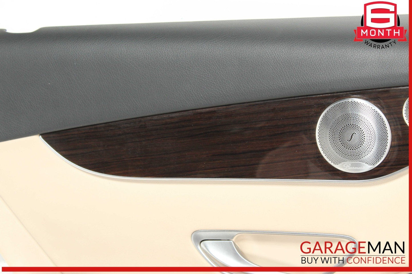 16-23 Mercedes X253 GLC350e GLS300 Rear Left Side Interior Door Trim Panel OEM
