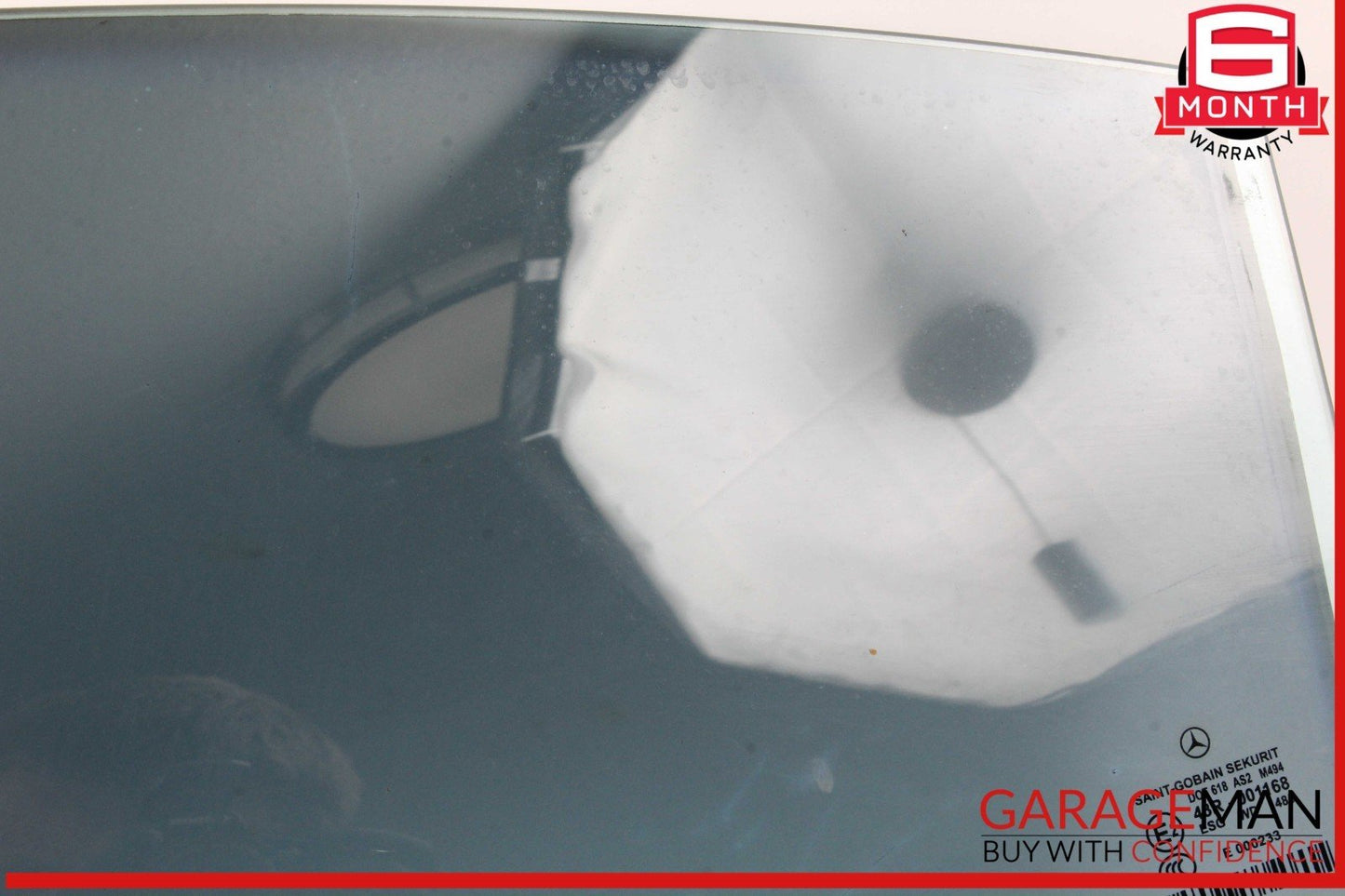 06-11 Mercedes W219 CLS500 CLS550 Rear Left Driver Side Door Window Glass