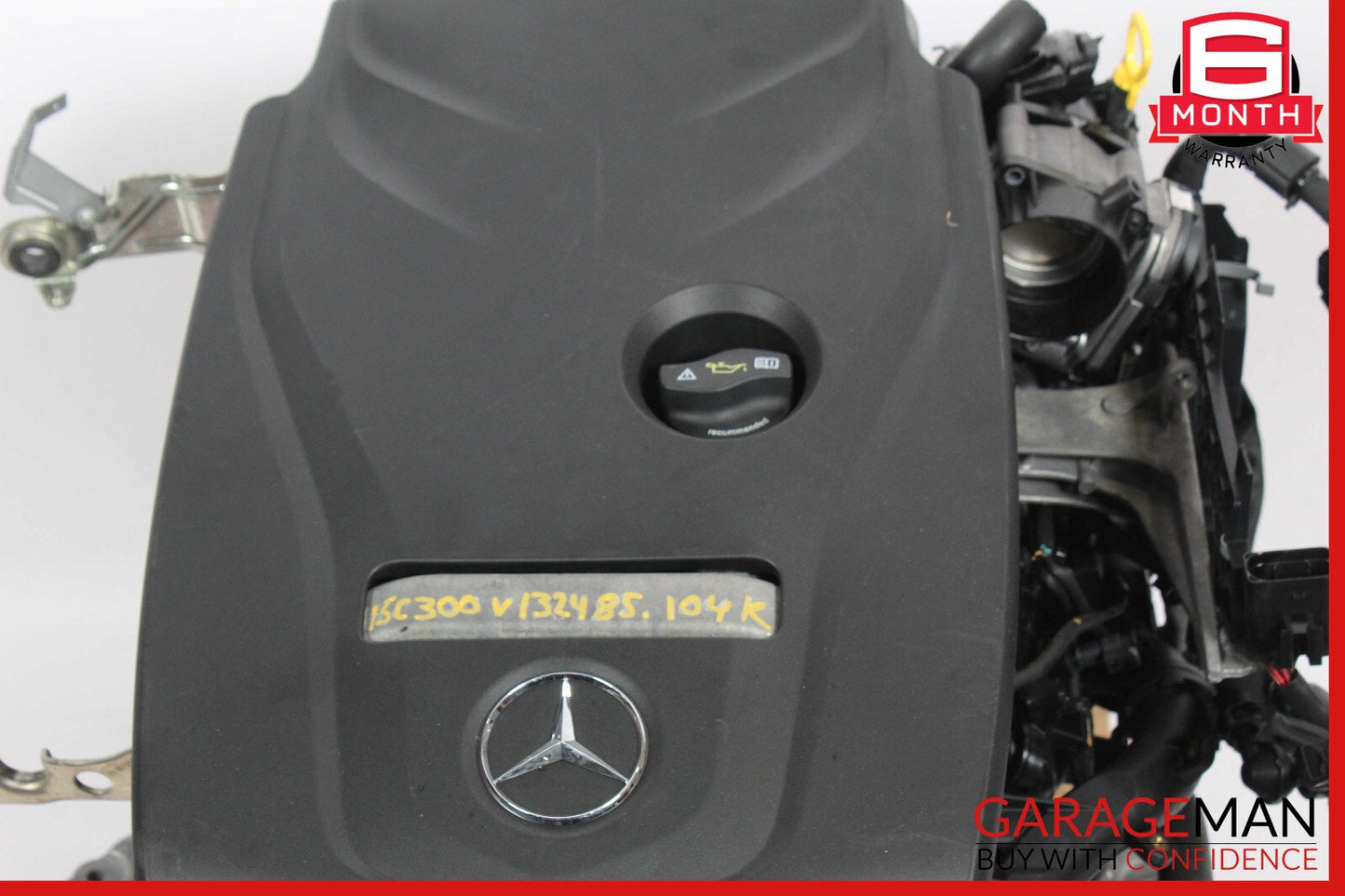 15-20 Mercedes W205 C300 SLC300 M274 2.0 L4 Engine Motor Block Assembly 104k