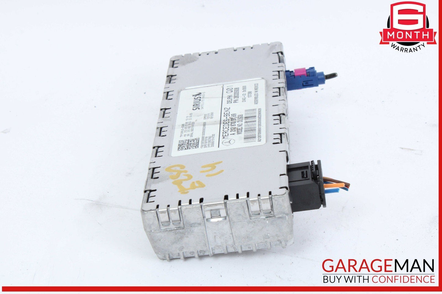 10-17 Mercedes W212 E250 CLS550 Sirius Satellite Radio Receiver 2128706489 OEM