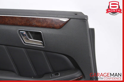 10-13 Mercedes W212 E350 E550 Rear Left Side Interior Door Panel Anthracite