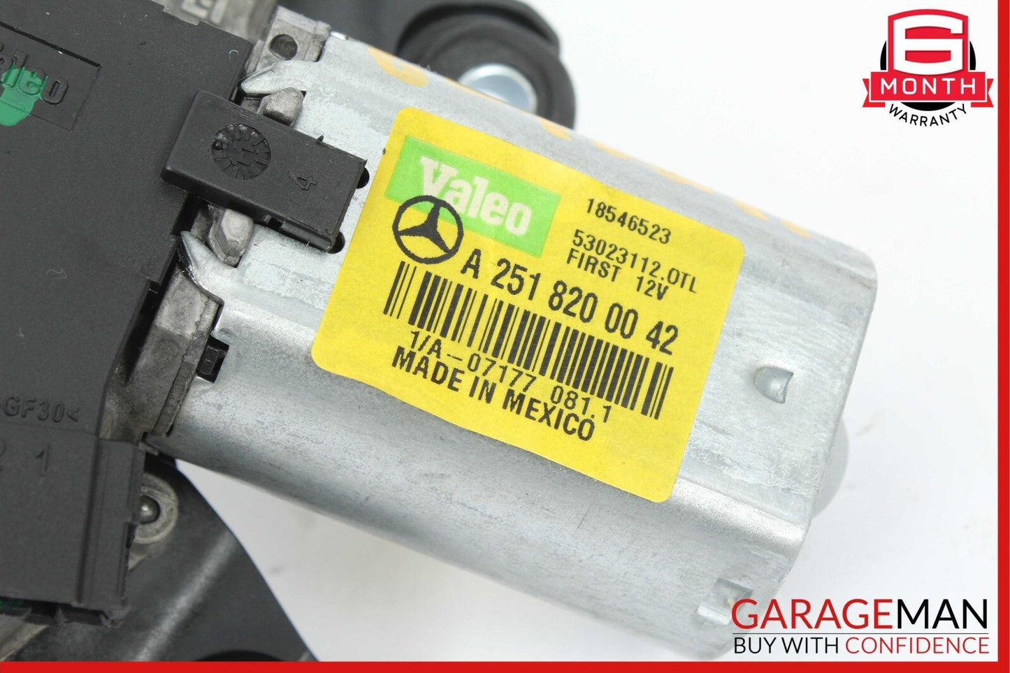 06-19 Mercedes X164 GL450 ML350 Rear Glass Windshield Wiper Motor OEM