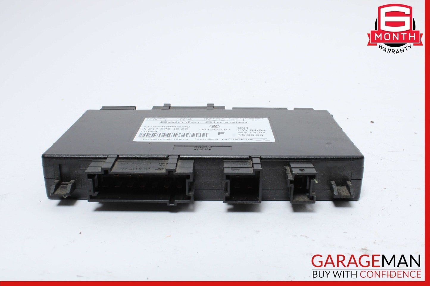 03-12 Mercedes X164 GL450 GL550 SLK280 Seat Control Module Left Side OEM