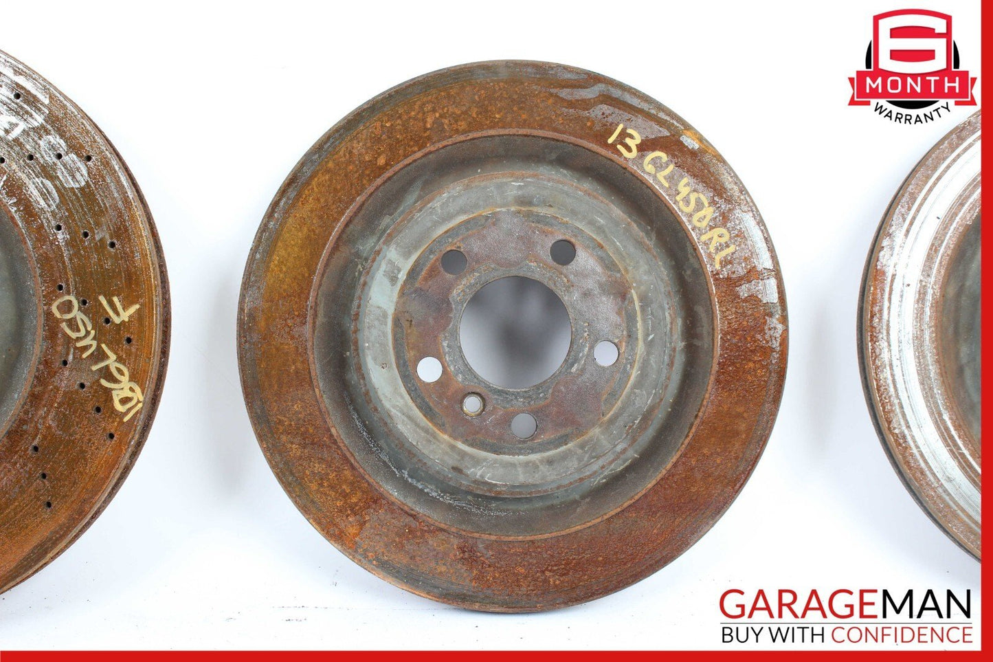 13-19 Mercedes X166 GL450 GL550 Complete Front & Rear Brake Rotor Disc Set of 4
