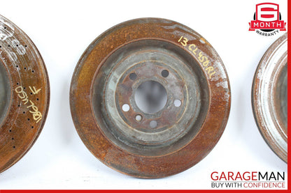 13-19 Mercedes X166 GL450 GL550 Complete Front & Rear Brake Rotor Disc Set of 4