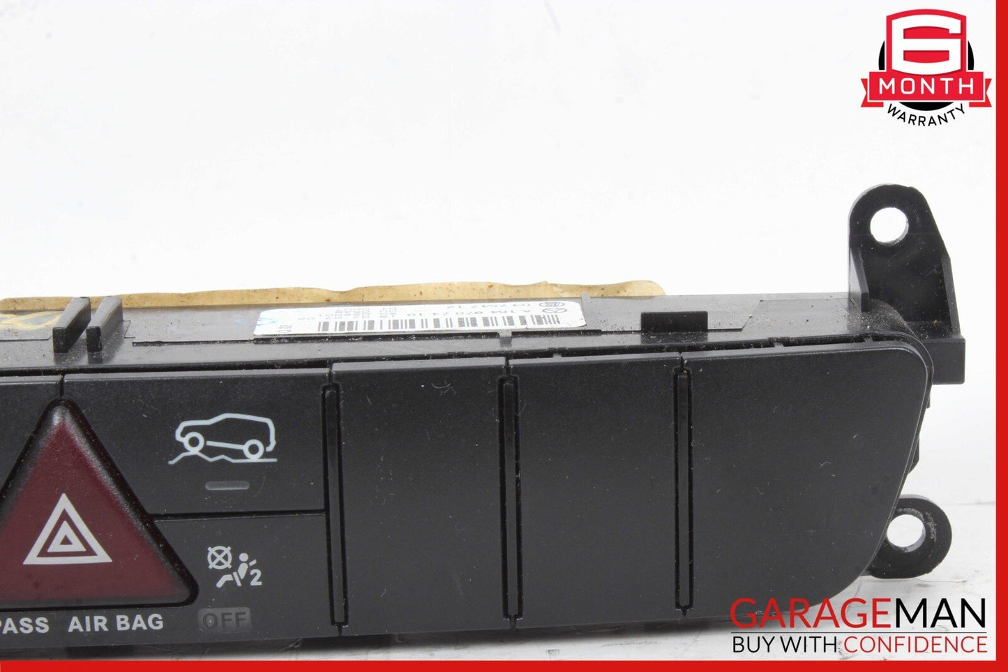 06-12 Mercedes W164 ML350 GL450 Center Console Hazard Control Switch Panel
