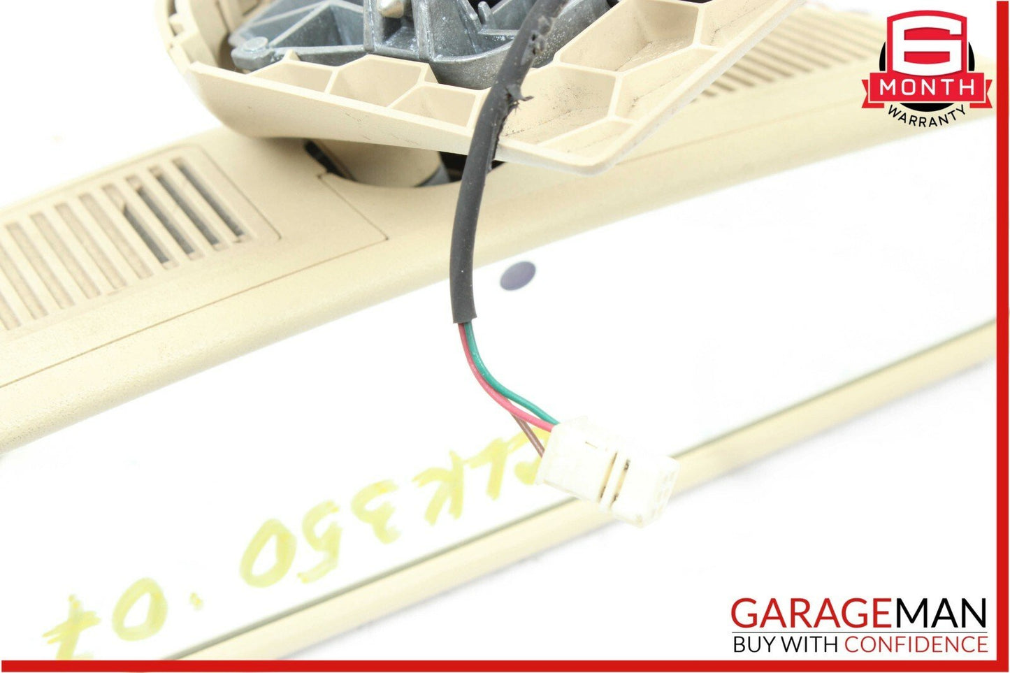 01-09 Mercedes W203 C230 C320 CLK350 Interior Top Upper Rear View Mirror Beige