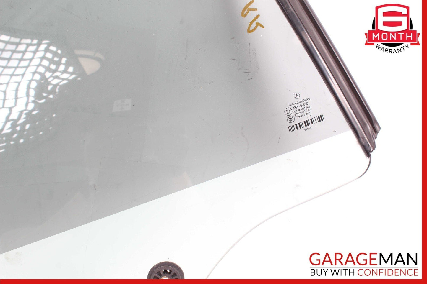10-16 Mercedes W207 E350 Rear Right Passenger Side Quarter Window Glass Tinted