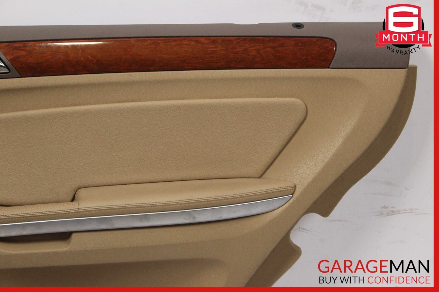 06-12 Mercedes X164 GL450 ML550 Rear Right Side Interior Door Panel Cover Brown