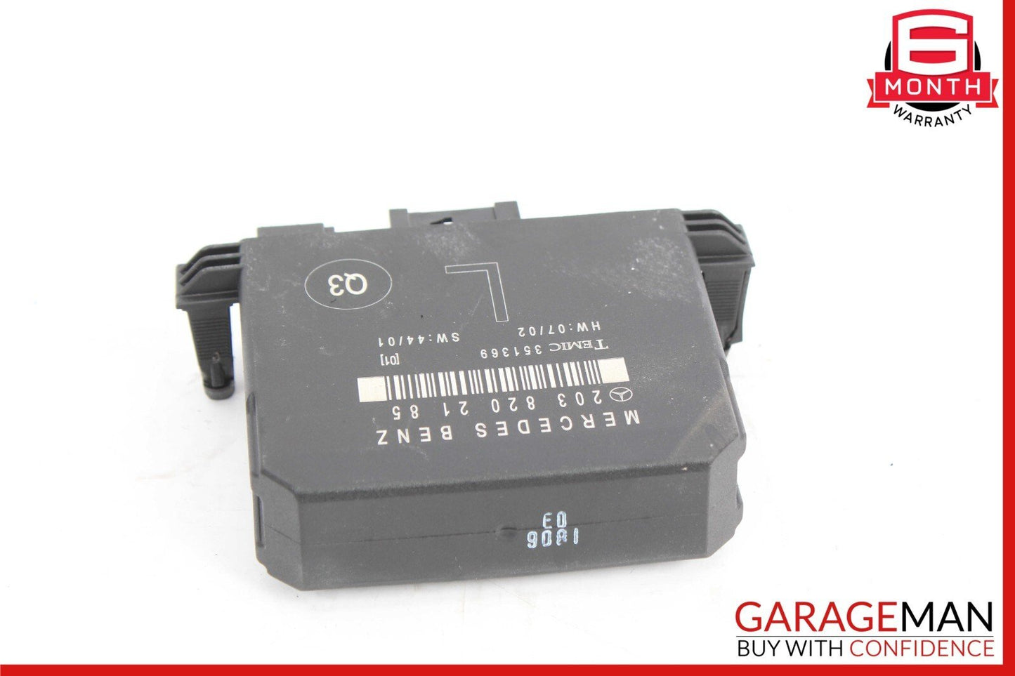 01-07 Mercedes W203 C240 C230 C320 Rear Left Side Door Computer Control Module