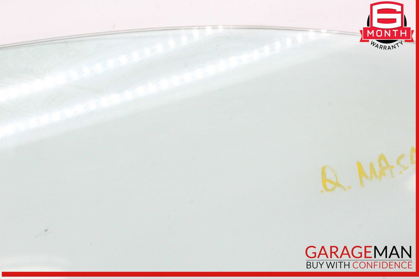 03-13 Maserati Quattroporte M139 Front Right Side Door Window Glass OEM