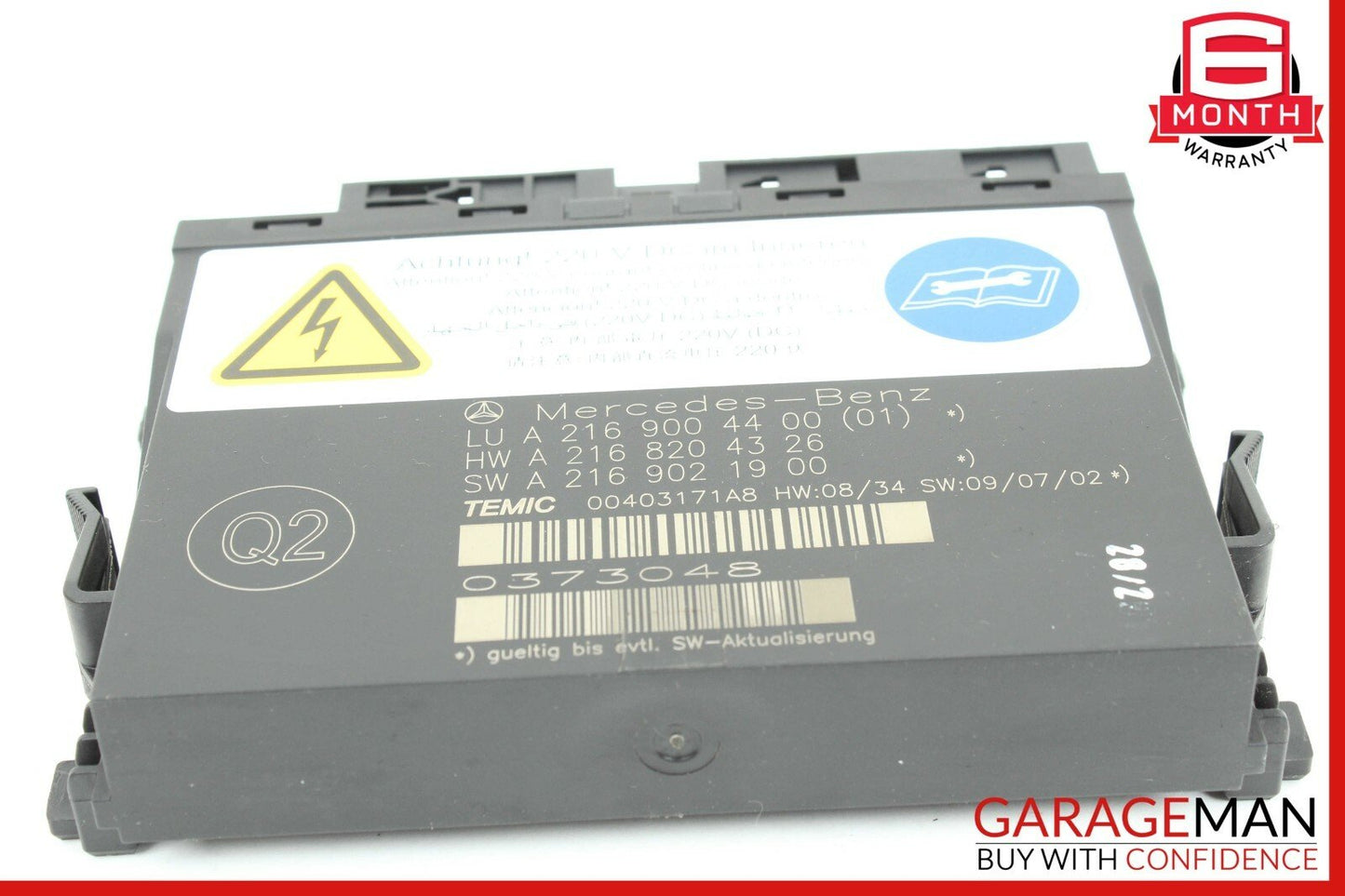 10-14 Mercedes W216 CL550 Front Left or Right Seat Contour Control Module Unit