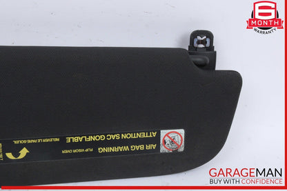 16-18 Audi A6 A7 Front Left Driver Side Sun Visor Sunvisor Black 4G0857551 OEM
