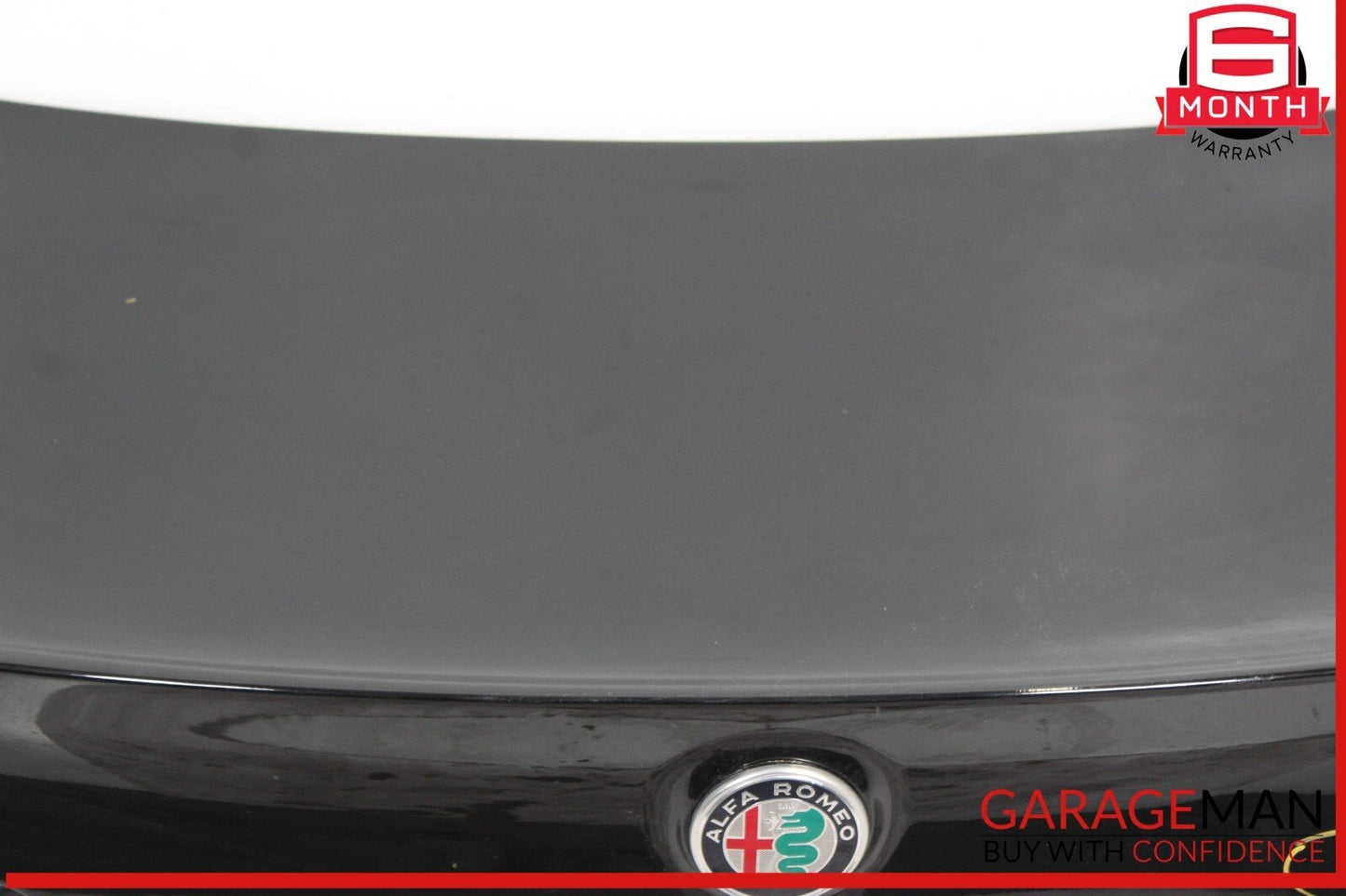 17-22 Alfa Romeo Giulia Trunk Lid Hatch Shell Panel Black OEM