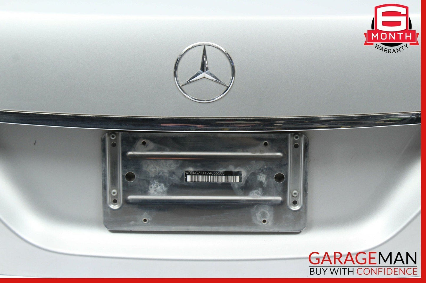 07-13 Mercedes W221 S550 S63 AMG Rear Trunk Lid Deck Shell Panel Cover Silver
