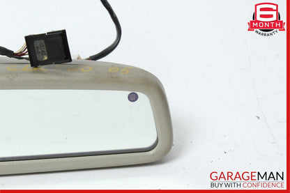 01-09 Mercedes W203 C230 Kompressor Interior Upper Rear View Mirror Gray OEM