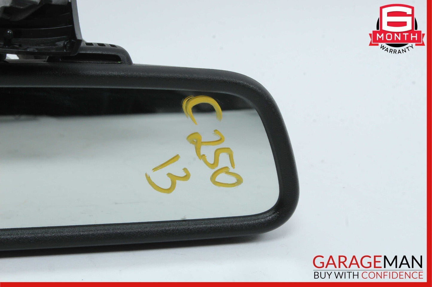 08-14 Mercedes W204 C250 C350 Front Top Upper Rear View Mirror Assembly Black
