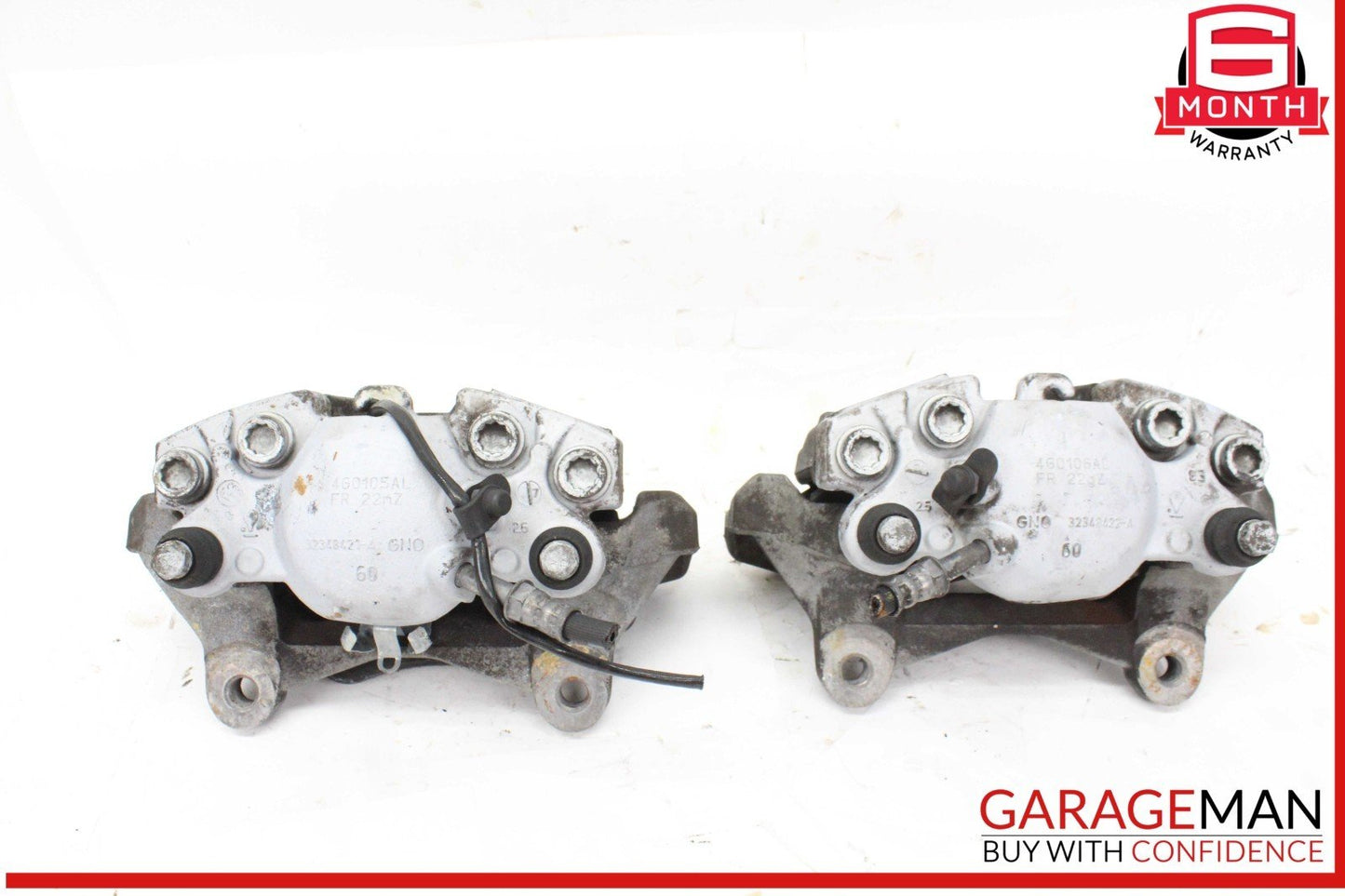 12-18 Audi A6 A7 Front Left & Right Side Brake Calipers Set of 2 Pc OEM