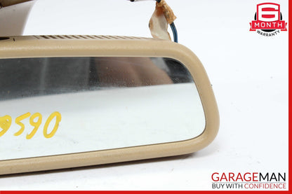 07-09 Mercedes W221 S550 S600 Front Top Upper Rear View Mirror Brown OEM