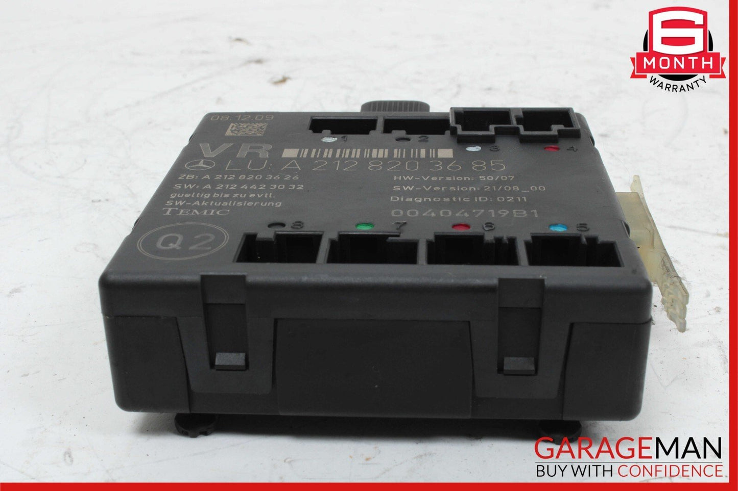 08-18 Mercedes W212 E350 C300 E400 C63 Front Right Side Door Control Module Unit